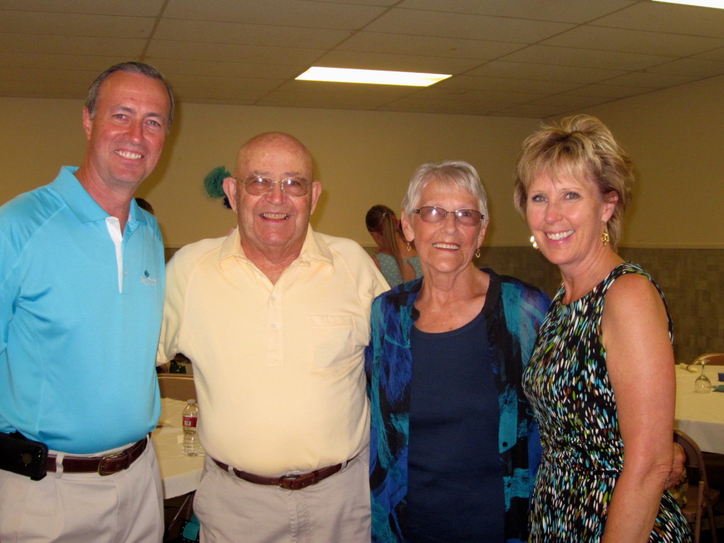 Russ and me with my Aunt Ella Mae and Uncle Theron